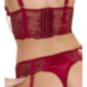 Cottelli LINGERIE Dessous-Set: Longline-BH & Straps-Riostrin