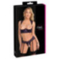 Cottelli LINGERIE Hebe-Set mit Straps-Riostring ouvert – Cot