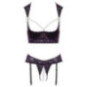 Cottelli LINGERIE Hebe-Set mit Straps-Riostring ouvert – Cot