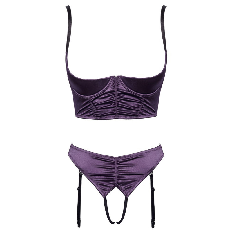 Cottelli LINGERIE Hebe-Set mit ouvert Straps-Slip – Cottelli