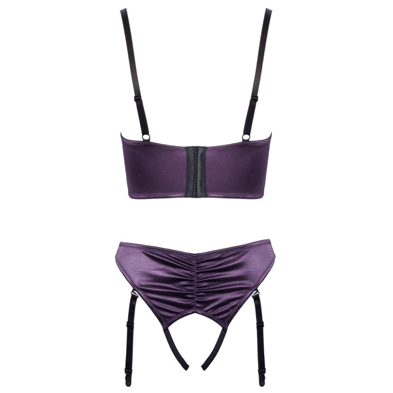 Cottelli LINGERIE Hebe-Set mit ouvert Straps-Slip – Cottelli