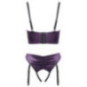 Cottelli LINGERIE Hebe-Set mit ouvert Straps-Slip – Cottelli