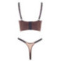 Abierta Fina Ouvert-Set mit Hebe-BH und Riostring – Abierta 