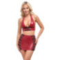 Cottelli PARTY Wetlook-Set mit Top und Minirock – Cottelli P