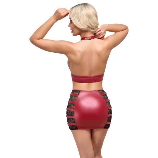Cottelli PARTY Wetlook-Set mit Top und Minirock – Cottelli P