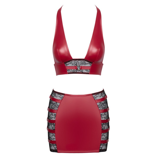 Cottelli PARTY Wetlook-Set mit Top und Minirock – Cottelli P
