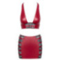 Cottelli PARTY Wetlook-Set mit Top und Minirock – Cottelli P