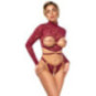 Abierta Fina Ouvert-Set mit Top und Riostring – Abierta Fina