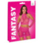 Fantasy by Cottelli 3-teiliges Netz-Set in Pink – Fantasy by