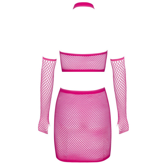Fantasy by Cottelli 3-teiliges Netz-Set in Pink – Fantasy by
