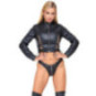 Cottelli PARTY Clubwear-Set, Cropped-Jacke und Riostring – C