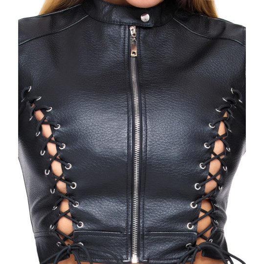 Cottelli PARTY Clubwear-Set, Cropped-Jacke und Riostring – C