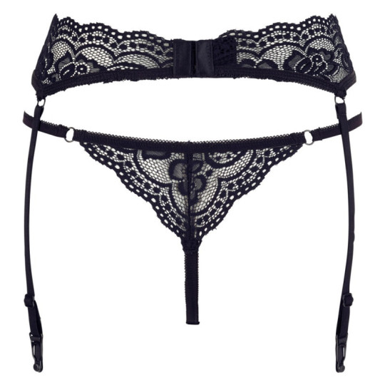 Cottelli LINGERIE Set – String und Strapsgurt – Cottelli LIN