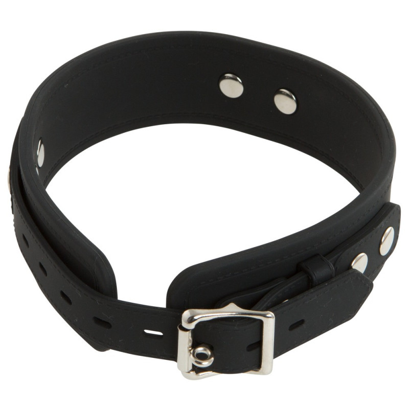 Silikon-Halsband mit Leine – Bad Kitty