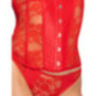 Cottelli LINGERIE Busenfreie Corsage & String im Set – Cotte