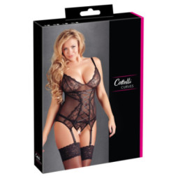 Cottelli CURVES Strapshemd-Set mit String ouvert – Cottelli 