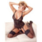 Cottelli CURVES Strapshemd-Set mit String ouvert – Cottelli 