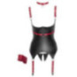 Cottelli BONDAGE Ouvert-Set mit Halsband und Handfessel, Grö