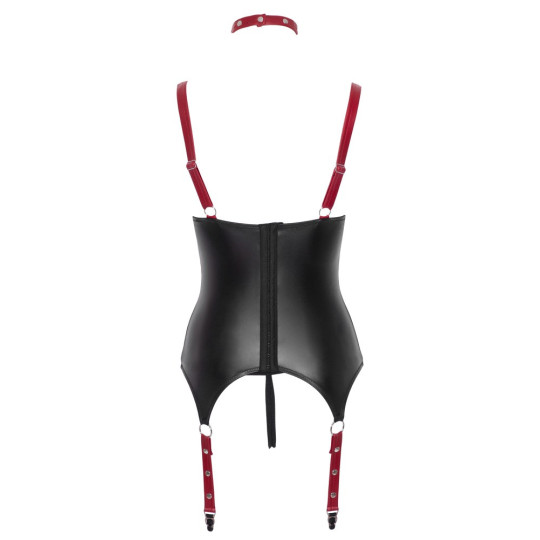 Cottelli BONDAGE Ouvert-Set mit Halsband und Handfessel, Grö