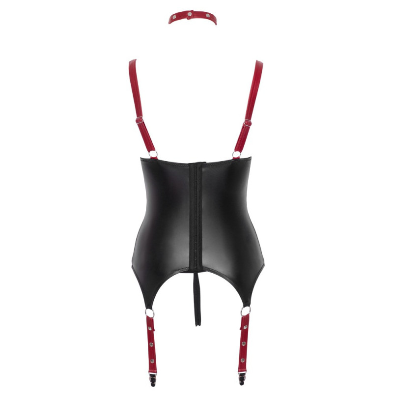 Cottelli BONDAGE Ouvert-Set mit Halsband und Handfessel, Grö