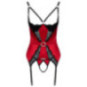 Cottelli LINGERIE Strapshemd-Set mit String ouvert – Cottell