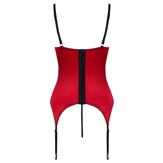 Cottelli LINGERIE Strapshemd-Set mit String ouvert – Cottell