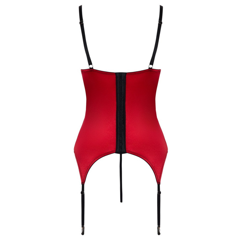 Cottelli LINGERIE Strapshemd-Set mit String ouvert – Cottell