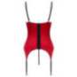 Cottelli LINGERIE Strapshemd-Set mit String ouvert – Cottell