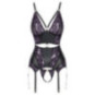 Cottelli LINGERIE Strapshemd & String ouvert im Set – Cottel