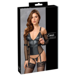 Cottelli BONDAGE Strapshemd & String ouvert Set