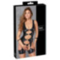 Cottelli BONDAGE Strapshemd-Set mit Ouvert-String und Soft-H