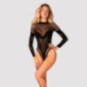 Obsessive B135 Langarm-Body ouvert – Obsessive