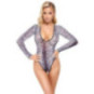 Cottelli LINGERIE Ouvert-Body in Schlangenhaut-Optik – Cotte