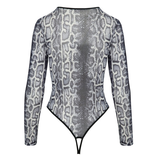 Cottelli LINGERIE Ouvert-Body in Schlangenhaut-Optik – Cotte