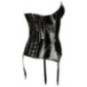 Corsage aus Lack – Black Level
