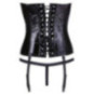 Corsage aus Lack – Black Level