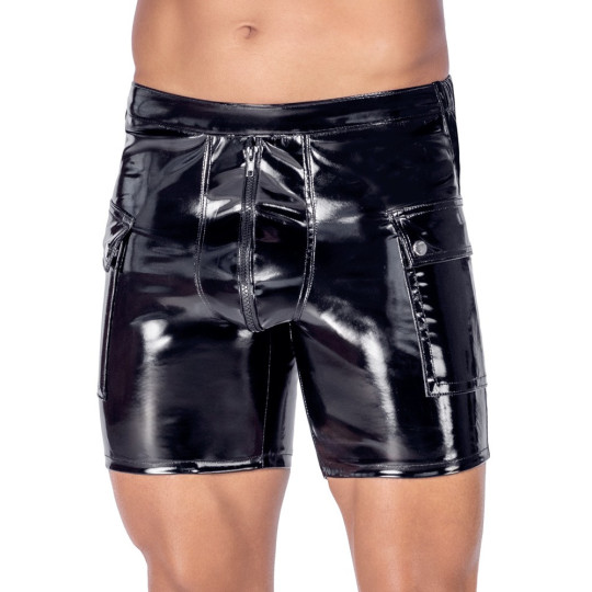 Shorts aus Lack – Black Level