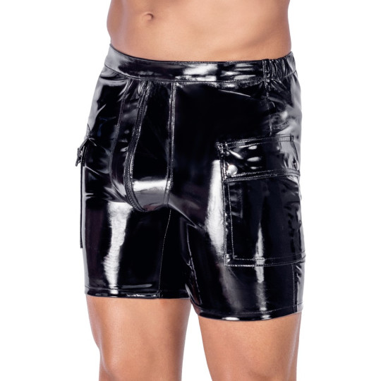 Shorts aus Lack – Black Level