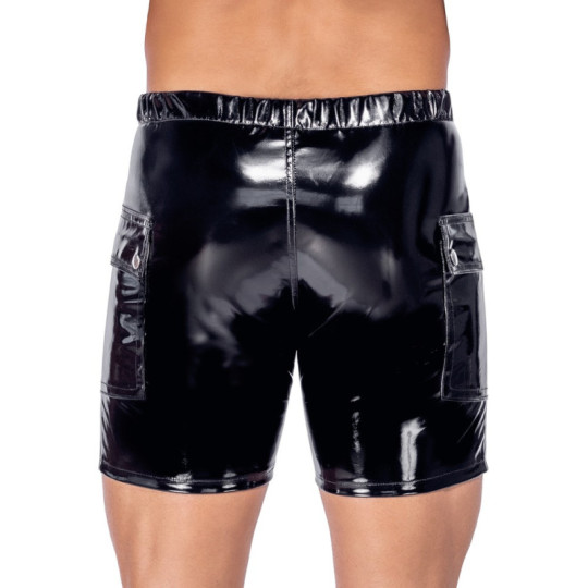 Shorts aus Lack – Black Level