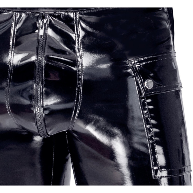 Shorts aus Lack – Black Level