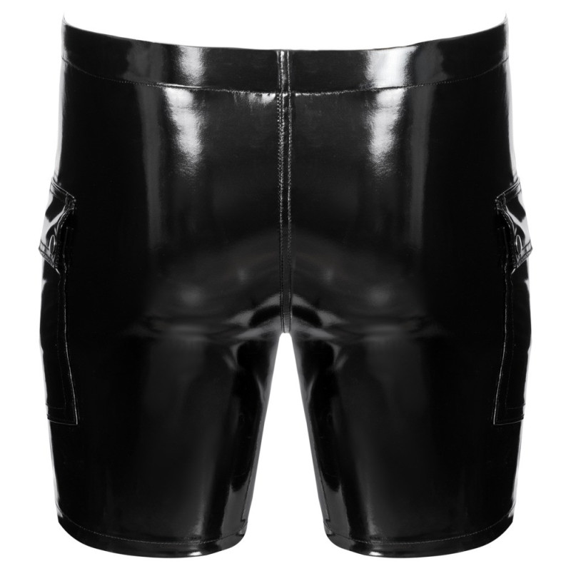 Shorts aus Lack – Black Level