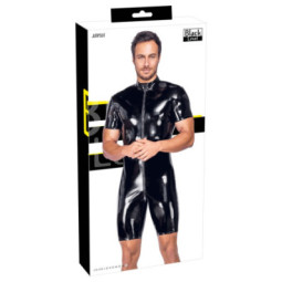 Kurzoverall aus Lack – Black Level