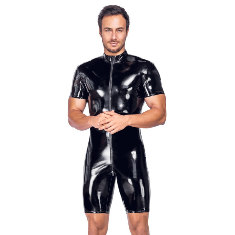 Kurzoverall aus Lack – Black Level