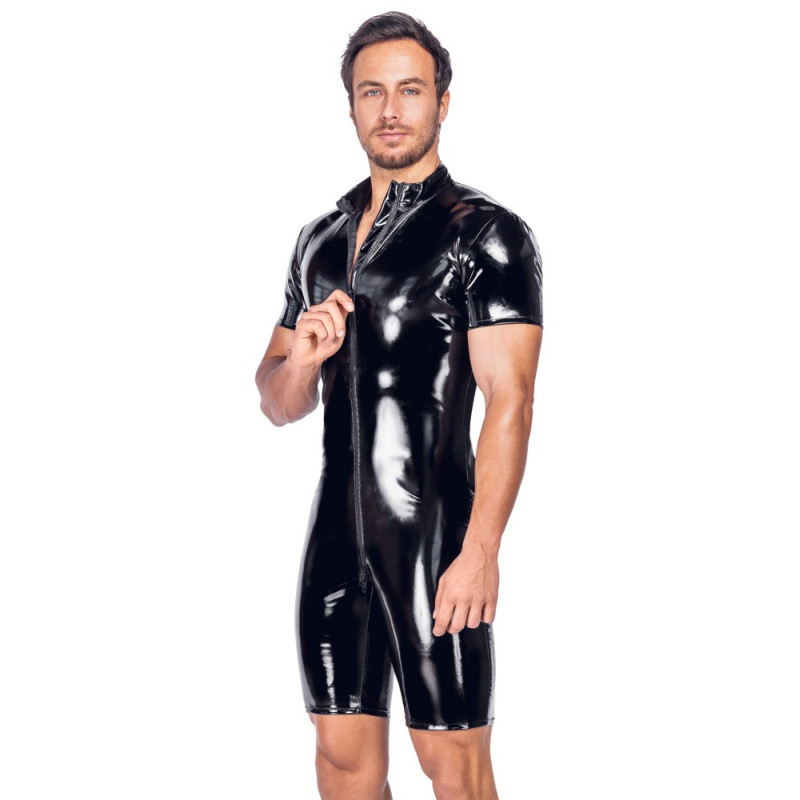 Kurzoverall aus Lack – Black Level