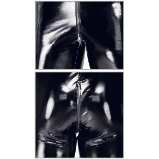 Kurzoverall aus Lack – Black Level