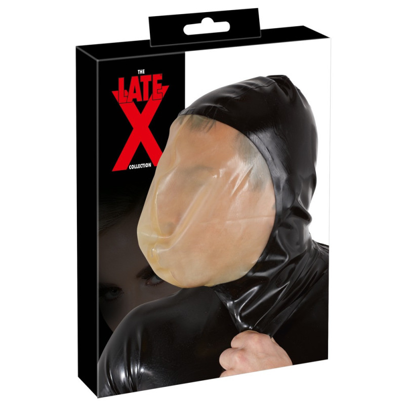 Vakuum-Maske aus Latex – Late X
