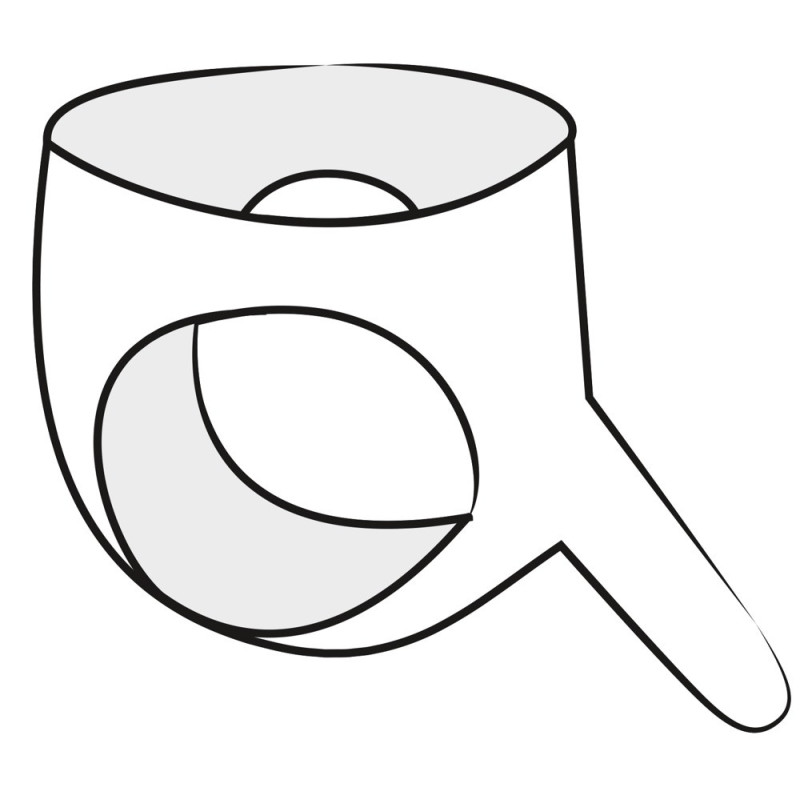 Dildo-Slip aus Latex – Late X