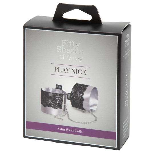 Play Nice Satin & Lace Wrist Cuffs – Fifty Shades of Grey