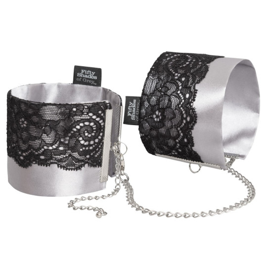 Play Nice Satin & Lace Wrist Cuffs – Fifty Shades of Grey