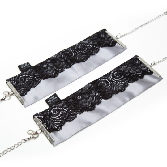 Play Nice Satin & Lace Wrist Cuffs – Fifty Shades of Grey